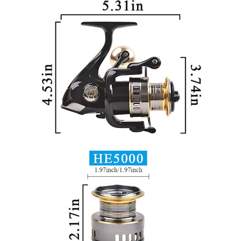 Lure Fishing All-Metal Spinnin - Trolling Reel recension och pris