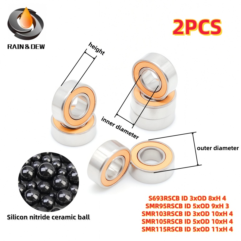 2PCS Miniature Ball Bearing 3x - Fly Reel recension och pris